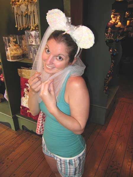 Megan with Wedding Ears!!!